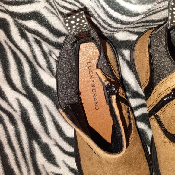 👣LUCKY BRAND EABILE Topanga Tan Boots